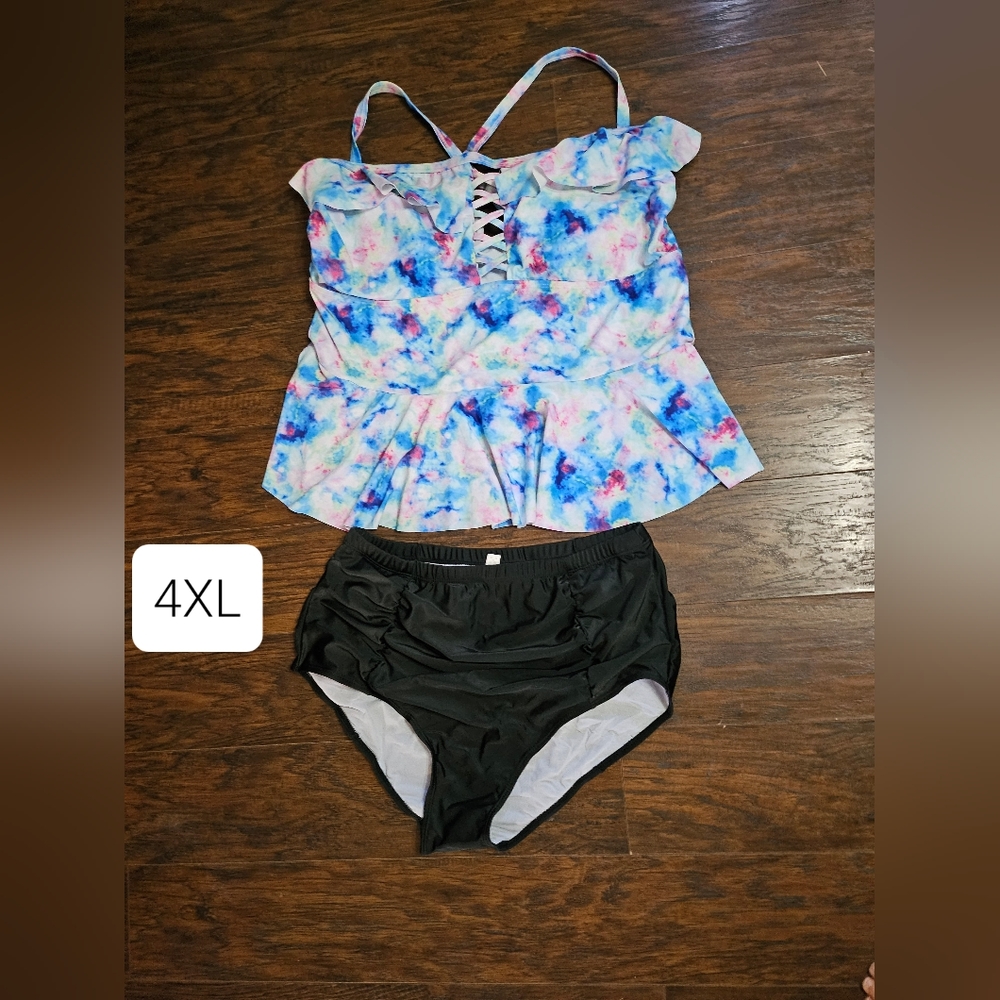 New swimming tankini set size  4xl